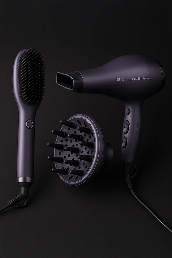 Secador de pelo y cepillo eléctrico